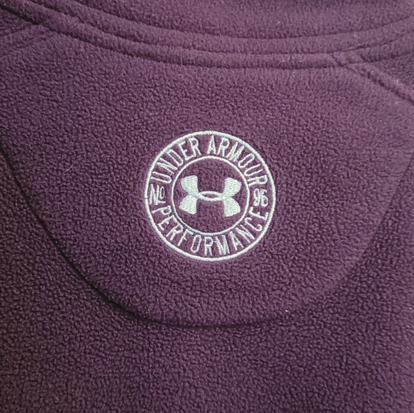 Under armour Dark purple zip up fleece jacket - Picture 6 of 6